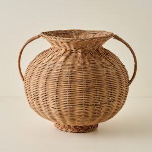 Oversized Rattan Remi Vase